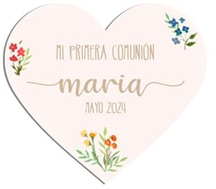 AIMAN GZ Magnet mit Foto, personalisierbar, Herzform, 6,1 x 5,5 cm, 10 Stück, Kühlschrankmagnet, Werbemagnet, Geschenk zur Taufe, Hochzeit, Kommunion, originelles Fotomagnet, Kühlschrankmagnet