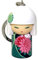 Kimmidoll Kleine Schlüsselhalter-Schlüsselanhänger-Kollektion, 5,3 cm, Hanae, Small