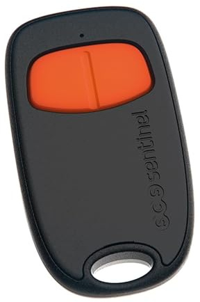 Fernbedienung für Tore 2 Kanal– orange – Garagentor Tor– Reichweite 40 m | SimplyControl, intuitive Tasten, sichere Fernbedienung, Öffnen, AAM0129