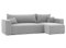 GREKPOL Sofa mit Schlaffunktion 145x248 Sofa 3 Sitzer - Ecksofa mit Schlaffunktion und Bettkasten - Schlafsofa mit Bettkasten - Wohnzimmer Couch