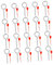Yardenfun Feuerlöscher Zubehör 20 Pack Feuerlöscher Riegel Metall