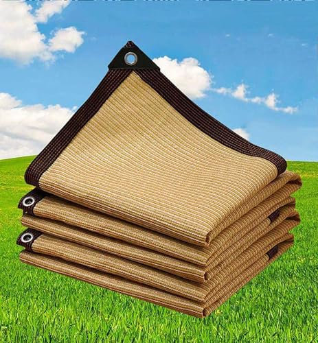 PanHuiWen Voile D'Ombrage 2x3m Toile Ombrage Filet Ombrage 3x5 Toile D Ombrage Filet Anti Grele Voiture pour Pergola, Patio ExtéRieur,4x4m