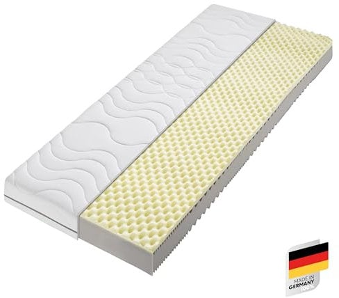 BeCo Matratze 120x200 cm Nightstyle Visko Komfortschaum H3 / Stiftung Warentest GUT getestet/Oeko-TEX Standard 100 / Made in Germany