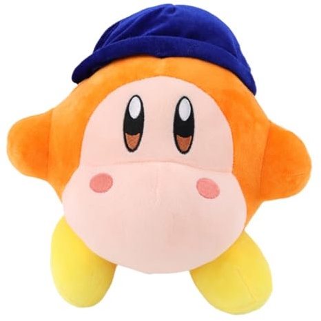 LDDYKZY Kirby Plüsch Kirby Plüschtier Kuscheltie Kirby Cartoon Plüschtier Cartoon Anime Series Plush für Geburtstagsgeschenke und Freunde Schöne Plüschpuppengeschenke 25 cm