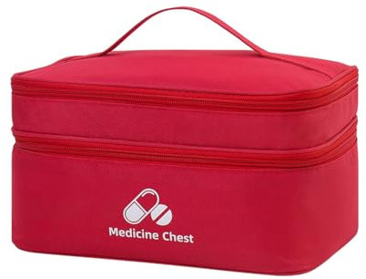 Borsa per Medicinali, Vuota Borsa di Pronto Soccorso, Pacchetto di Medicina,Borsa Medica di Emergenza Pacchetto,kit di pronto soccorso portatile da viaggio borsa medica