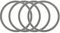 WUPEDI 4PCS Blender Gasket Replacement Rubber Seal Ring, for NutriBullet, 600w and 900w Blender Series Accessories Stainless Steel Blender Blade
