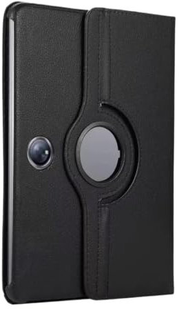 MQVQAUBST Funda de Tableta giratoria de 360 ​​Grados for Huawei Honor Pad 9 de 12,1 Pulgadas (2024, HEY2-W09, HEY2-W19), con Soporte de Cuero PU.(Black)