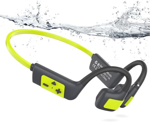MONODEAL Auriculares Conducción Osea Bluetooth 5.4 Auriculares Natacion, IP68 Impermeable Auriculare para Nadar, 32G MP3 para Natacion Correr Ciclismo