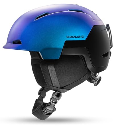 Odoland Skihelm Unisex, Snowboardhelm für Herren und Damen Jugendlich, Optimaler Schutz Belüftungssystem Größenverstellbar, Schneehelm für Erwachsene zum Skifahren/Snowboard