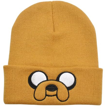 UBBY Adventure Time Beanies Hut Einfachheit Gestrickte Mütze für Unisex Winter Täglich Gestrickte Mütze Geschenke für Kind Jungen Mädchen
