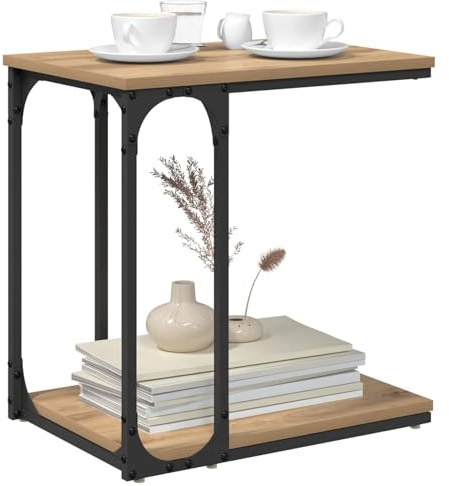 vidaXL Beistelltisch Artisan-Eiche 50 x 35 x 52 cm Holzwerkstoff