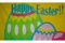 Frohe Ostern, Happy Easter Fahne Flagge Grösse 1,50 x 0,90m mit Ösen - FRIP –Versand®