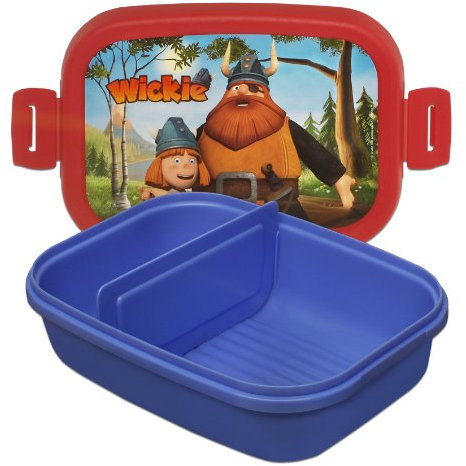 Studio 100 MEVI00000350 - Wickie und die starken Männer, Lunchbox mit Abtrenner