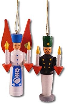 Rudolphs Schatzkiste Baumbehang Engel & Bergmann Höhe=7cm NEU Weihnachten Christbaum Baumschmuck Holzschmuck Holz Seiffen Erzgebirge Strauchbehang Dekoration