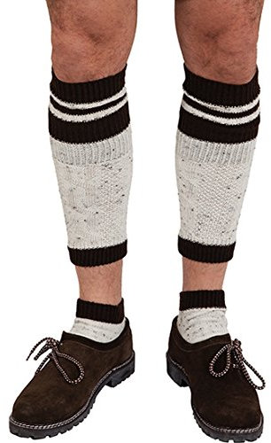 Oktoberfest Trachtensocken Lederhosen Herrensocken 39/42 Bayrische Trachtenstrümpfe und Wadenwärmer Trachten Socken mit Stulpen Karnevalskostüme Accessoires Herren Wiesn Männersocken Bayern Strümpfe