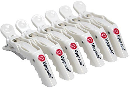 Upgrade - Fermacapelli Mini Alligator Clips - Becchi Professionali - Con Leveraggio Upgrade - Con Design Croccodillo - Progettati per una Massima Tenuta su Piccole e Grandi Ciocche