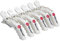 Upgrade - Fermacapelli Mini Alligator Clips - Becchi Professionali - Con Leveraggio Upgrade - Con Design Croccodillo - Progettati per una Massima Tenuta su Piccole e Grandi Ciocche