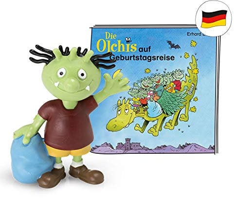 tonies Hörfiguren für Toniebox, Die Olchis – Die Olchis auf Geburtstagsreise, Hörspiel für Kinder ab 5 Jahren, Spielzeit ca. 33 Minuten