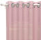 Soleil d'ocre Alix Tenda con occhielli, Rosa, 140 x 250 cm