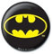 Batman - Symbol - Abzeichen - Metall (Einheitsgröße) (Schwarz/Gelb)