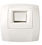 bouche hygroréglable - wc - w13 curve s - 5/30 - diamètre 125 mm - présence - blanc - aldes 11015474