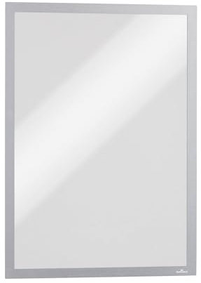 Durable Info-Rahmen Duraframe Magnetic (A3, Magnetrahmen für metallische Oberflächen) 5 Stück, silber, 486823