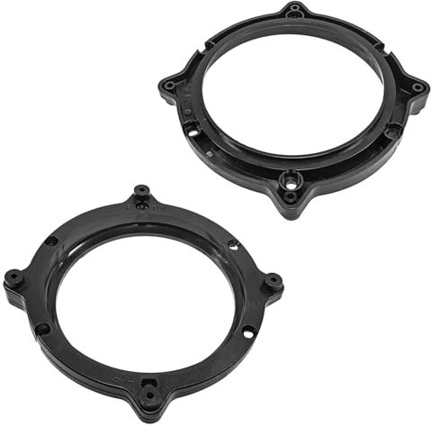 tomzz Audio 2803-012 Lautsprecherringe Adapter Halterungen kompatibel mit Audi A3 8L Fronttür für 130mm DIN Lautsprecher