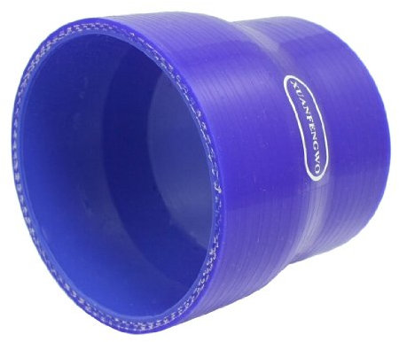 uxcell Gerader Silikonverbinder Silikonschlauch Turboschlauch Schlauchkupplung Ersatzteil 70 mm auf 80 mm gerades Reduzierstück Blau für Auto