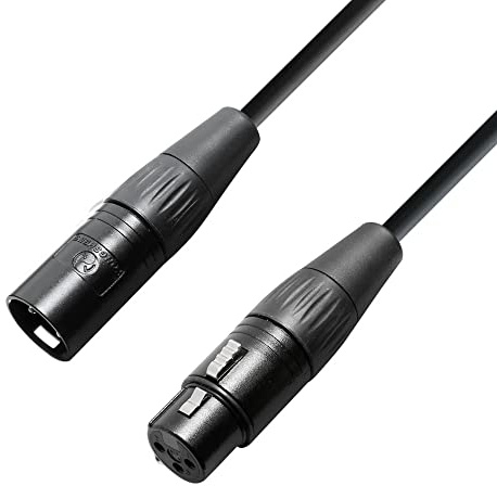 Adam Hall Cables 4 STAR MMF 1000 KRYSTAL - Cable de Micro OCC de XLR hembra a XLR macho 10 m