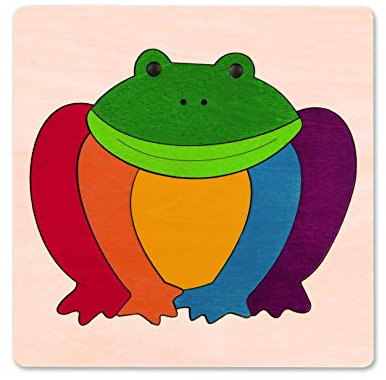 Hape E6503 Georg Luck Puzzle, Mehrfarbig
