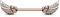 Paula & Fritz® Brustwarzen-Piercing 12mm 14mm lang Brustpiercing Intimpiercing Nippelpiercing Barbell Engelsflügel Silber gelbgold roségold Zirkonia viele Farben KR14574-2_RDC