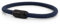 Akitsune Silvus Nylonarmband | 5mm Dick | Armschmuck Damen Herren Edelstahl Armband Magnetverschluss - Mattschwarz - Navyblau 18,5cm