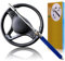 Turnart Antivol Voiture, Type Universel, 1,45 Kg, 3 Clés, Antivol De Voiture Avancé (Bleu)
