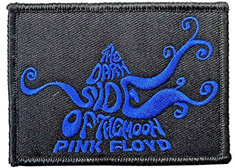 Pink Floyd Patch Dark Side Of The Moon Swirl Nue offiziell Schwarz Iron On One Size