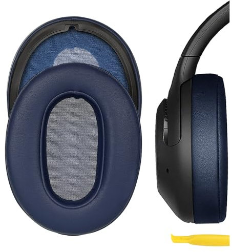 Geekria QuickFit - Cuscinetti auricolari di ricambio compatibili con cuffie Sony WH-XB900N, WH-CH710N, WH-CH720N, WH-RF400, MDR-RF895RK, colore: blu