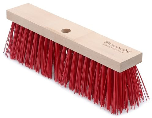 Agrarflora Straßenbesen Bauernlob 40cm - Industriebesen aus Buchenholz - Gartenbesen mit Elaston-Borsten - Besen mit extra Langen & kräftigen Borsten - Elastonbesen für groben Schmutz