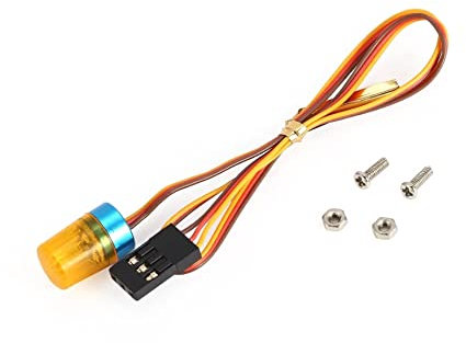 Rundumleuchte Orange für RC ferngesteuerte Fahrzeuge Baumschinen LKW Warnleuchte Bagger LED Beleuchtung