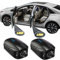 NewL 2x Logo Personnalisé Projecteur Sans Fil Lumières d'Accueil de Porte de Voiture Lumières d'Ombre Fantôme LED - Accepte Logo Personnalisé (logo personnalisé - rechargeable)