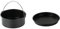 KASCLINO Set di 2 accessori universali per friggitrice ad aria, set di 2 barattoli rotondi in acciaio per torte, pizza, friggitrice per gourmia, barile per torte da forno per casa, cucina, ristorante