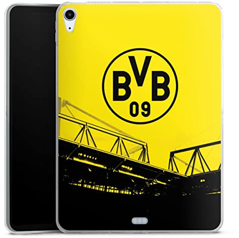 DeinDesign Silikon Hülle kompatibel mit Apple iPad Air 2020 (2020) Case Tablet Hülle Borussia Dortmund BVB Fanartikel