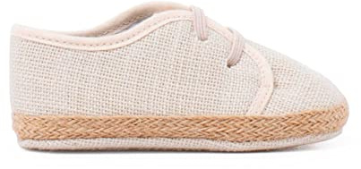Pisamonas Zapatos Bebé Lino Y Yute Cordón Elástico