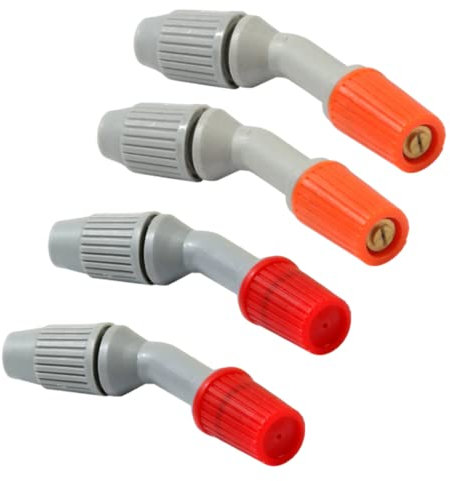 HuYiGGZ 4 Pcs Spray Nozzles Ajustable Spray Nozzle Watering Sprayer Garden Irrigation System Nozzle Sprayers Replacement for Watering and Cleaning,Suitable for 8MM Tubes
