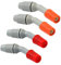 HuYiGGZ 4 Pcs Spray Nozzles Ajustable Spray Nozzle Watering Sprayer Garden Irrigation System Nozzle Sprayers Replacement for Watering and Cleaning,Suitable for 8MM Tubes