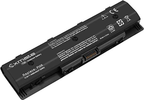 Exmate P106 PI06XL PI06 PI09 710416-001 710417-001 Batterie pour HP Pavilion 14-E000 15-E000 17-E000 17-E100 HP Envy 15 15T 17 Ordinateur Portable[10.8V 4400mAh]