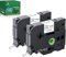 YUANQIMM Kompatibel mit Brother HSe-231 HSe231 HS-231 HS231 Schwarz auf Weiß Schrumpfschlauch-Etikettenband für PTouch PT-E300 PT-P750W, 1,2 cm x 1,5 m, 2 Stück