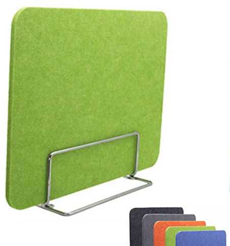 TrennwanSchreibtischteiler Abtrennung Bibliothek Schreibtisch-Trennwand Akustisch Freistehend Trennwand Gremium Schülertest Barriere Büro Schalldämmung Tabellenbildschirm - Sockel Aus Metallklemme ( C