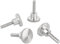 Ottertools - Tornillo moleteado DIN 464 | Rosca: M5 x 25 mm | Acero inoxidable | 4 unidades