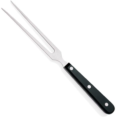 LEEQ Fourchette à Viande de Chef - Fourchette à Découper, Fourchette de Service, Fourchettes à Pot, Fourchette à Viande en Acier Inoxydable avec Manche Long, pour Barbecue, Porc, Poulet, Boeuf