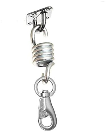 CAXUSD 4pcs Stainless Steel Swing Spring Heavy Duty for Porch Swing Hammock Chair Strong Hooks