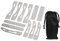 RvSky Portable Outdoor Barbecue Stand Camping Cookware Folding Rack Convenient Cooker for Picnic Stainless Steel